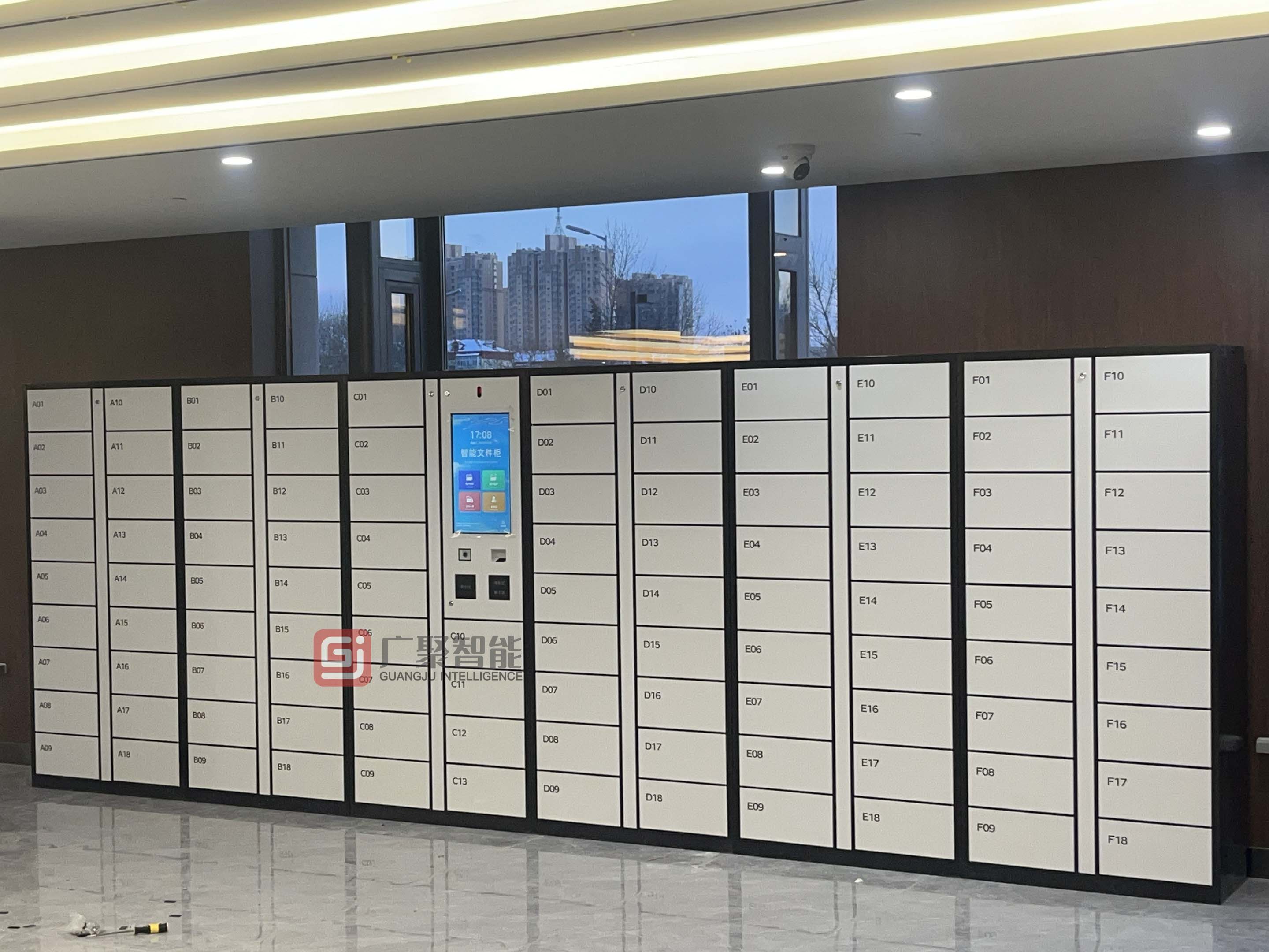 山西省朔州市政务自助取件柜调试完成